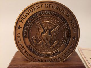 Second Inauguration January 20,  2005 George W Bush Medal Craft Coin Bronze 3