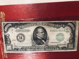 1934 1000 federal reserve note 2