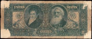 Affordable 1896 $2 EDUCATIONAL Silver Certificate 14977817 3