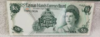 Cayman Islands,  Currency Board Pick 6a 1974 $5 Dollars PMG 40 Extremely Fine 2