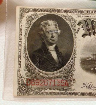 1917 PCGS XF45 PPQ FR 60 Two Dollar Legal Tender Note $2 US Currency Red Seal 3
