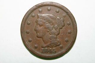 1845 U.  S.  Large Cent