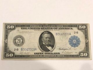 Series 1914 $50 Federal Reserve Note,  Federal Reserve Bank Of York