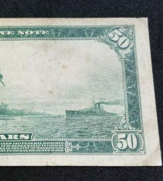 Series 1914 $50 Federal Reserve Note,  Federal Reserve Bank of York 10