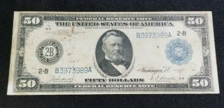 Series 1914 $50 Federal Reserve Note,  Federal Reserve Bank Of York
