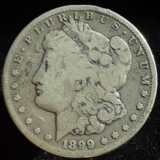 1899 - O Morgan Silver Dollar Top 100 Micro " O "