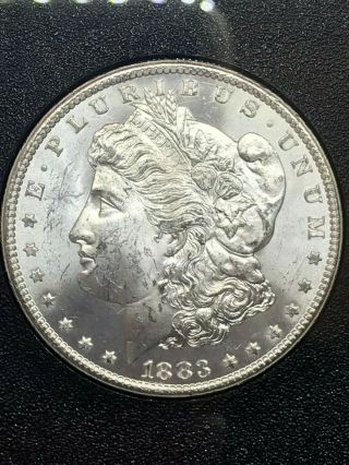 1883 Cc Uncirculated Morgan Silver Dollar With Packaging.  Bu
