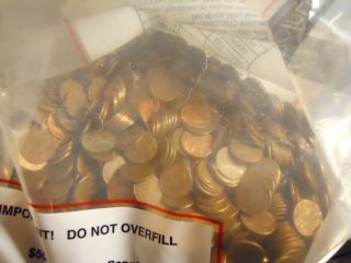50 Lbs Copper Bullion Pennies 1959 - 1982 Us Cents By The Pound W/ Wheat Backs &.