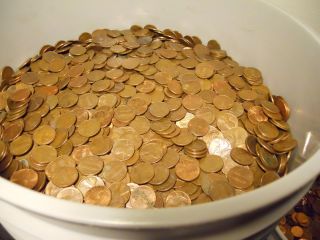 50 LBS Copper Bullion Pennies 1959 - 1982 US Cents by the Pound W/ Wheat Backs &. 7