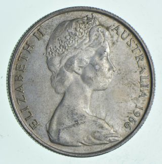 Silver - World Coin - 1966 Australia 50 Cents - World Silver Coin 13.  5g 189