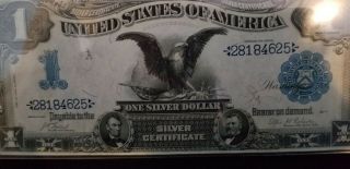 1899 Black Eagle One Dollar Silver Certificate EXTREMELY FINE 3