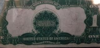 1899 Black Eagle One Dollar Silver Certificate EXTREMELY FINE 4