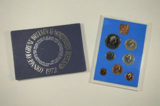 1972 Coinage Of Great Britain & Northern Ireland - 7 Coin Proof Set 886