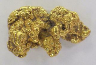 Gold Nugget Alaskan 1.  946 Grams Natural Placer Hope Creek High Purity