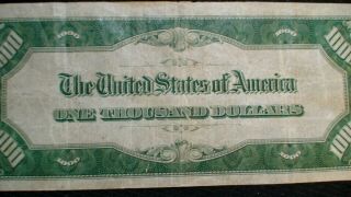 1934 ONE THOUSAND Dollar Federal Reserve Note VF $500 Bill Starts At 99 Cents 3