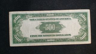 1934 A FIVE HUNDRED Dollar Federal Reserve Note VF $500 Bill Starts At 99 Cents 4