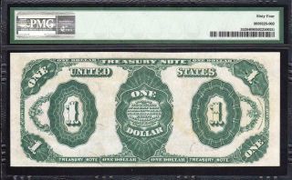 1891 $1 Treasury Coin Note STANTON PMG 64 Fr 352 B56431933 3