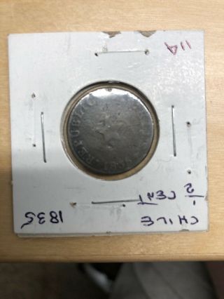 chile coins 1835 Medio Centavo 1892 20 Centavo 1907 20 Centavo 1938 10 Centavos 3
