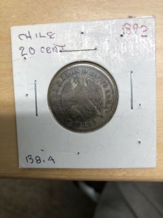 chile coins 1835 Medio Centavo 1892 20 Centavo 1907 20 Centavo 1938 10 Centavos 5