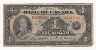 1935 Bank Of Canada $1 - Canada 