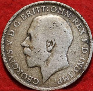 1920 Great Britain Florin Silver Foreign Coin