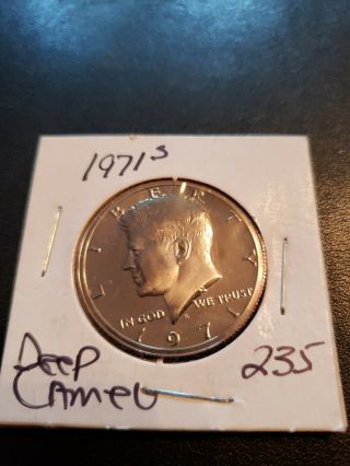 1971 S Gem Silver Proof Kennedy Half Dollar - Deep Cameo