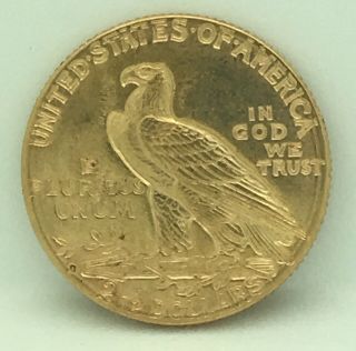 1914 - D $2 1/2 Indian Head Gold Coin Quarter Eagle 2