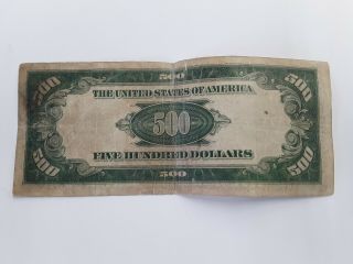 $500 FIVE HUNDRED DOLLAR BILL - Series 1934A - Federal Reserve Note - Atlanta,  GA 6