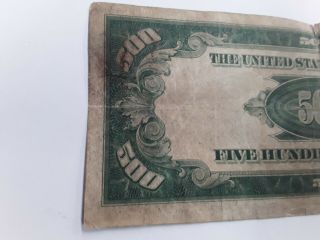 $500 FIVE HUNDRED DOLLAR BILL - Series 1934A - Federal Reserve Note - Atlanta,  GA 7