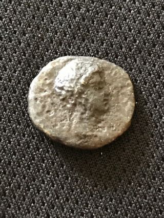 Augustus Caesar Bronze Roman Coin 27bc Rhoemetakles I