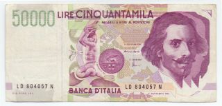 Italy 50000 Lire 1992,  P - 116