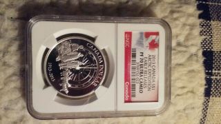 2013 Canada 100th Ann Of Arctic Expedition Proof 99.  99 Silver Dollar Coin Pr 70
