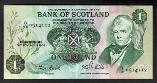 1 Pound From Scotland 1986