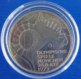 Germany 10 Mark 1972 (g - Stadium) " Olympic Games 1972 Germany " Extra Fine