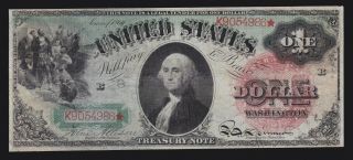 Us 1869 $1 Washington " Rainbow " Legal Tender Fr 18 Vf (- 986)