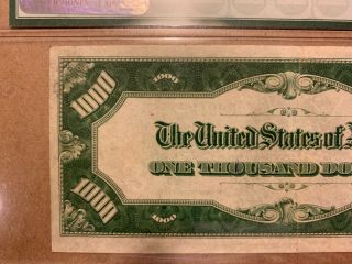 1934 $1000 York Federal Reserve Note Fr 2211 - B Julian/Morgenthau PMG 40 EF 6