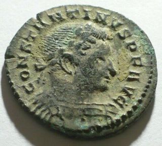 Roman Imperial Constantine I The Great Ad 307 - 37 Follis Ae Ptr Treveri Coin