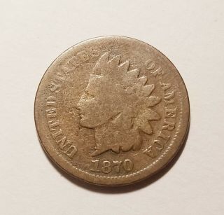 1870 Indian Head Cent Key Date