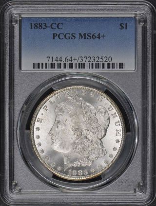 1883 - Cc $1 Morgan Dollar Pcgs Ms64,