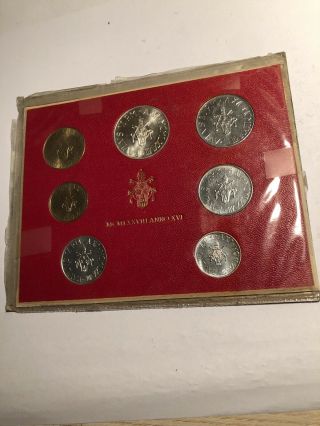 Vatican - Pope John Paul Ii - (7) Coin Set -