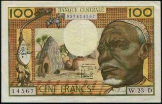 Equatorial African States 100 Francs Banknote 1963