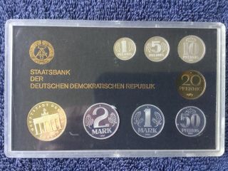 1987 East Germany / German Democratic Republic / Ddr Proof (pp) Set