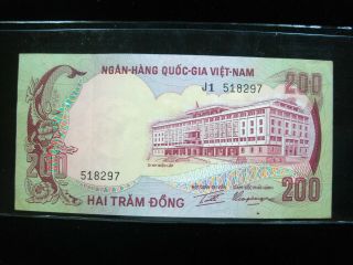 Vietnam South 200 Dong 1972 P32 Viet Nam 04 Currency Money Banknote