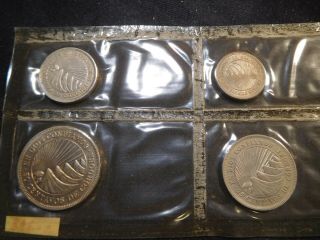 B13 Nicaragua 1956 - 1964 4 Coin Set