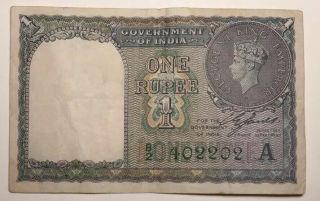 P25.  D - 1940 India 1 Rupee