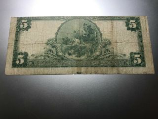 GALLUP,  MEXICO 1902 NATIONAL BANK NOTE.  CHARTER 11900. 2