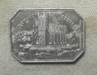 Communion Token: Muthill 1843 “let A Man.  " Church Of Scotland