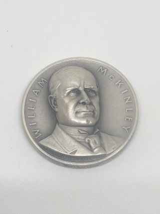 Medallic Art Co.  999 Silver Medal Coin w/cert President William McKinley 1459 2