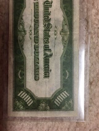 1000 ONE THOUSAND 1,  000.  00 DOLLAR BILL CURRENCY 1934 A chicago illinois 5