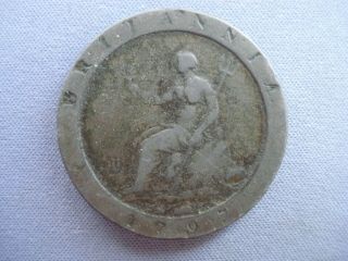 1797 United Kingdom - 1 Penny - George Iii (2nd Issue) Cartwheel - Copper Coin